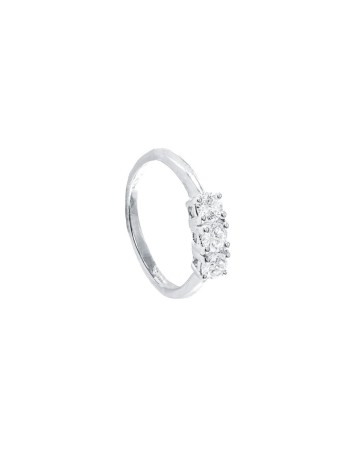 ANELLO TRILOGY 3 diamanti  CT 0,51