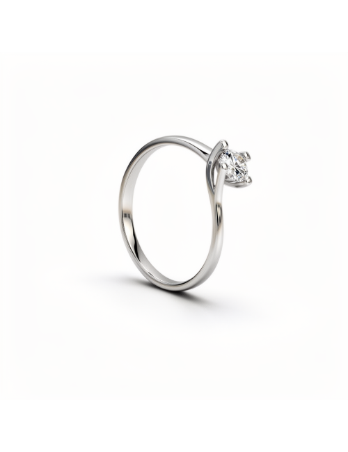 ANELLO SOLITARIO VALENTINA CT 0,20