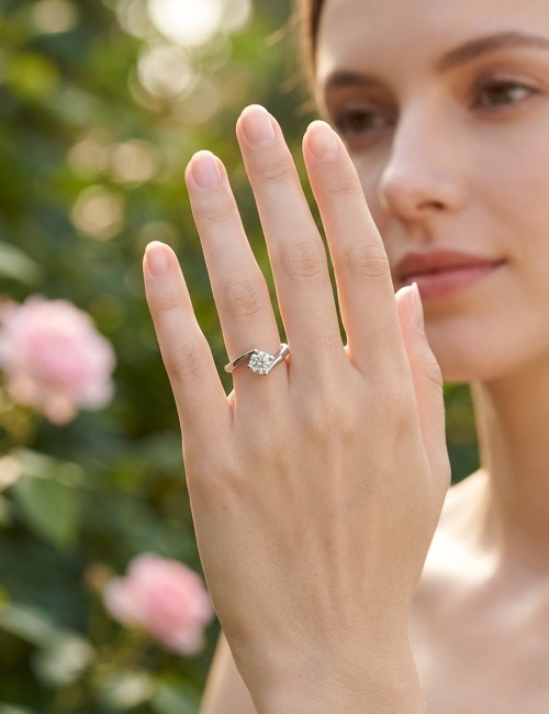 ANELLO SOLITARIO VALENTINA CT 0,60