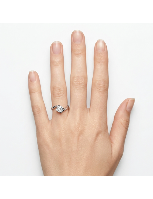 ANELLO SOLITARIO VALENTINA CT 0,90