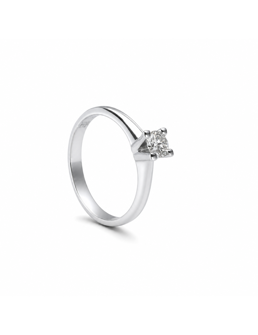 ANELLO SOLITARIO v svasata CT 0,22