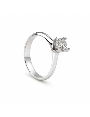 ANELLO SOLITARIO v svasata CT 0,90