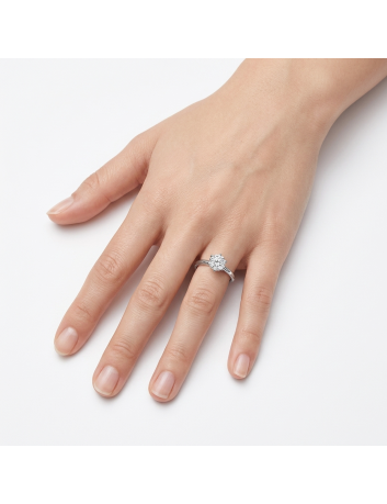 ANELLO SOLITARIO Tiffany CT 0,22