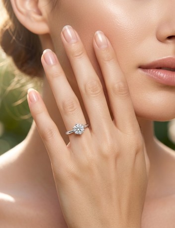 ANELLO SOLITARIO Tiffany CT 0,43