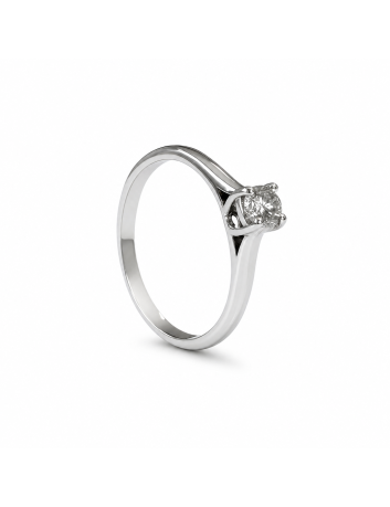 ANELLO SOLITARIO 4 p grosse CT 0,45